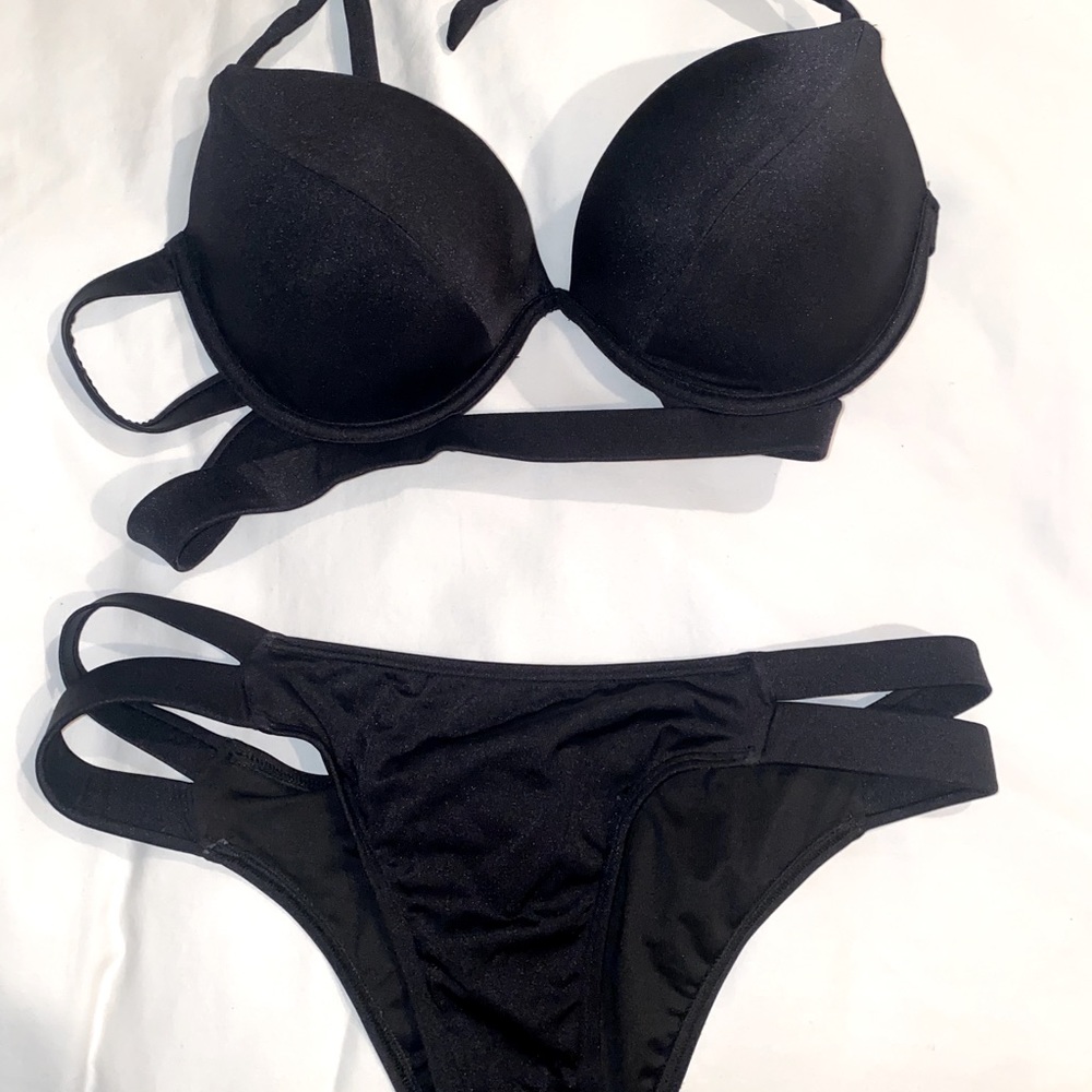 Victoria’s Secret Black Padded Bathing Suit